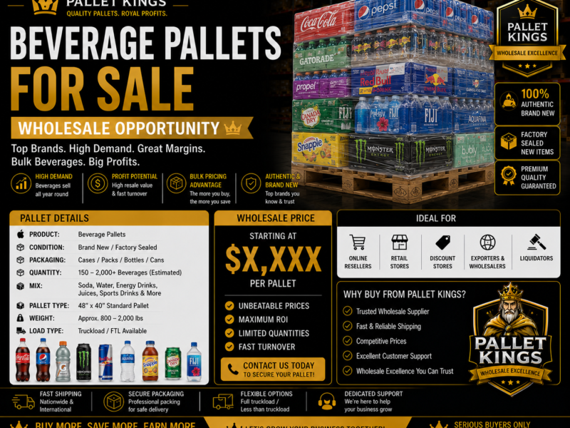 Beverage Pallets For Sale Wholesale
