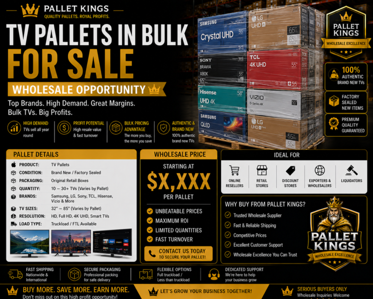 Tv Pallets In Bulk For Sale — Wholesale
