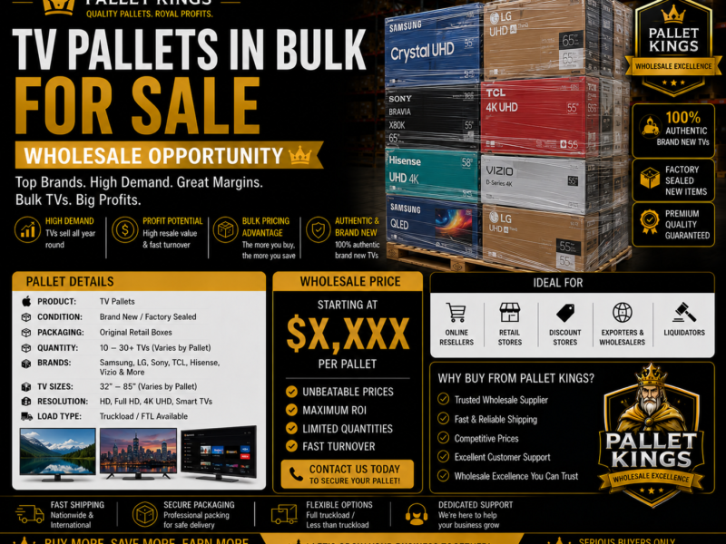Tv Pallets In Bulk For Sale β Wholesale