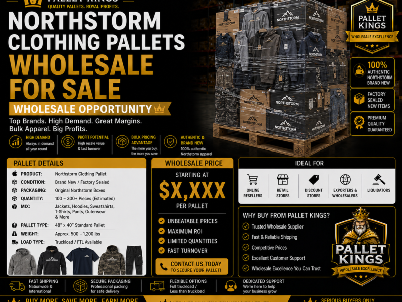 Northstorm Clothing Pallets Wholesale