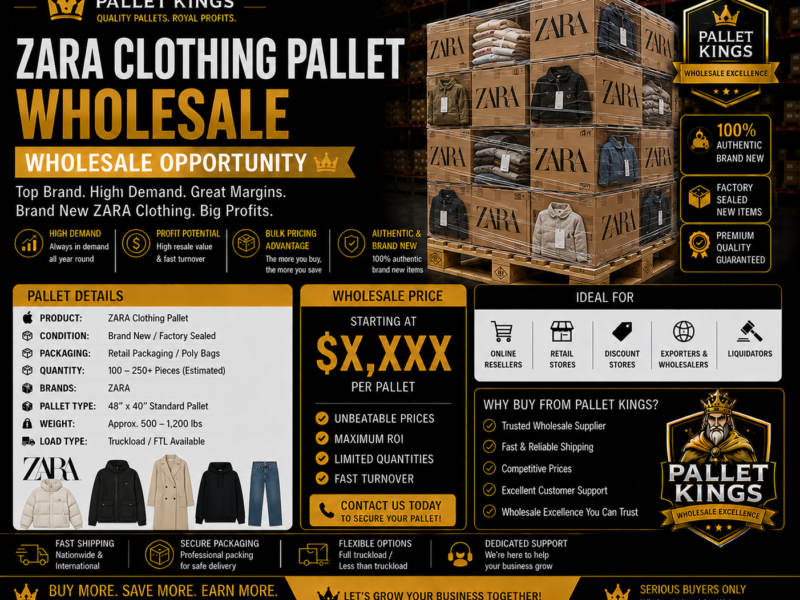 Zara Clothing Pallet Wholesale