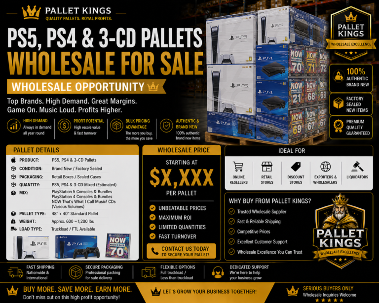Ps54 And 3 Cd Pallets Wholesale