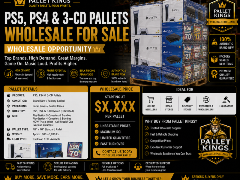 Ps54 And 3 Cd Pallets Wholesale