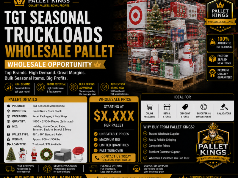 Tgt Seasonal Truckloads Wholesale Pallet Wholesale