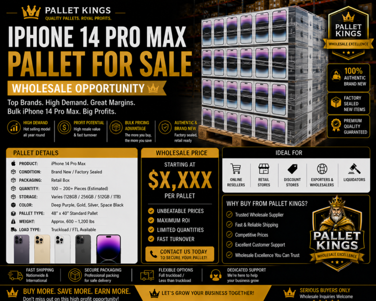 Iphone 14 Pro Max Pallet Wholesale