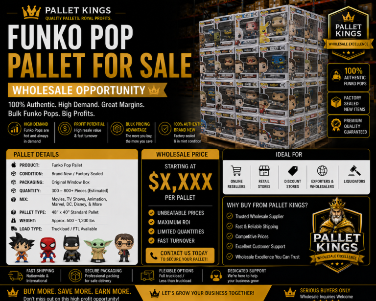 Funko Pop Pallet For Sale Wholesale