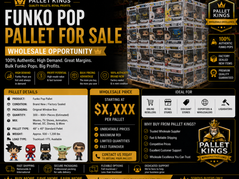 Funko Pop Pallet For Sale Wholesale