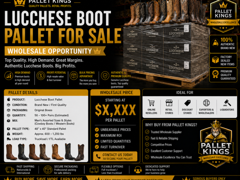 Lucchese Boot Pallet Wholesale