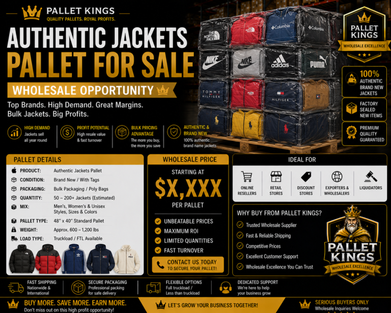 Authentic Jackets Pallet Wholesale