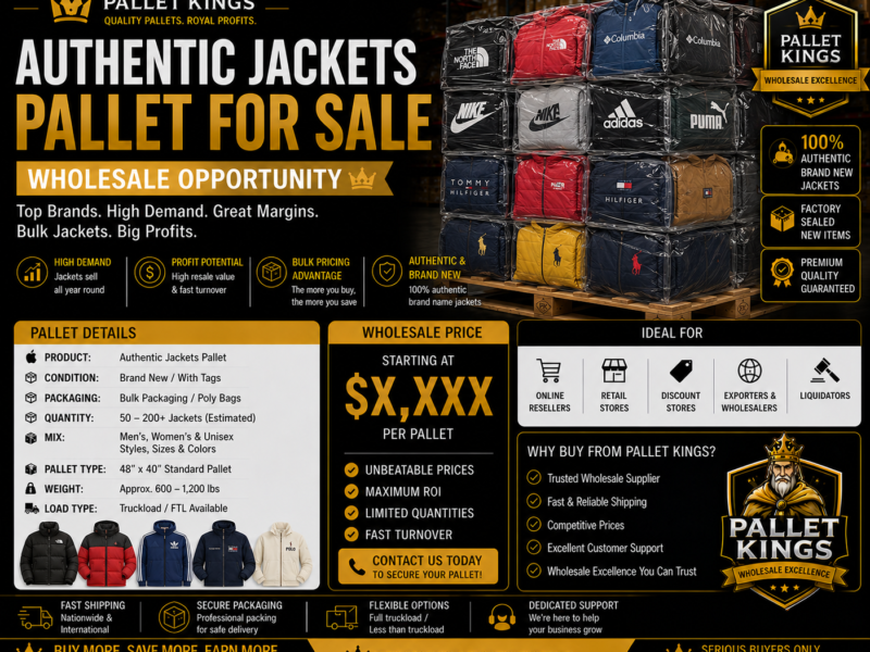 Authentic Jackets Pallet Wholesale