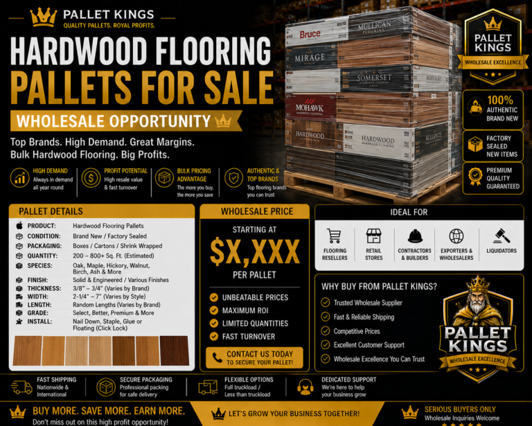 Hardwood Flooring Pallets Wholesale