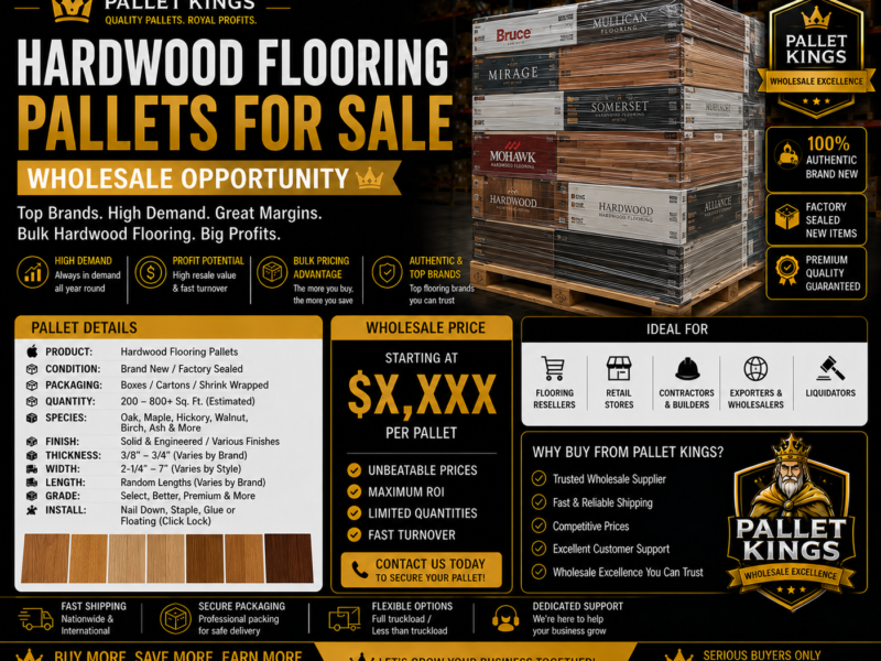 Hardwood Flooring Pallets Wholesale