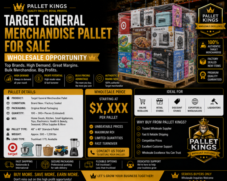 Tgt Seasonal Truckloads Pallet Wholesale