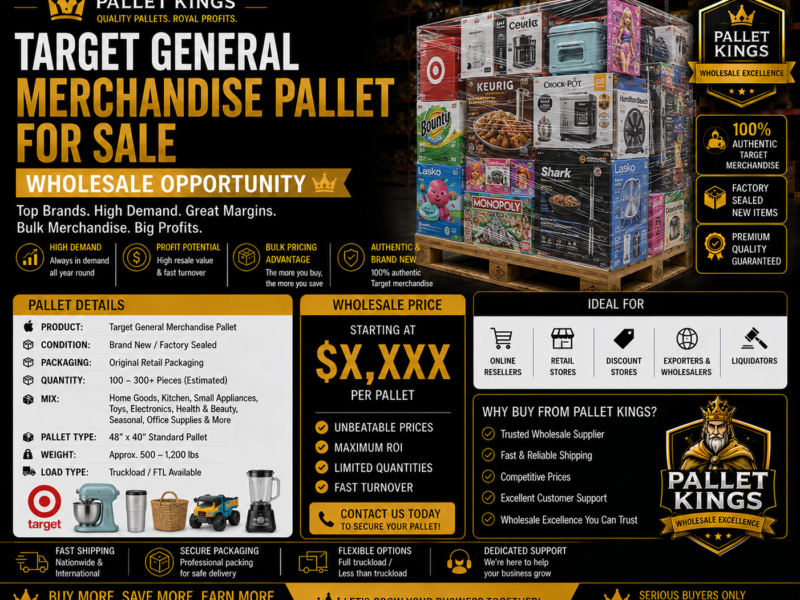 Tgt Seasonal Truckloads Pallet Wholesale