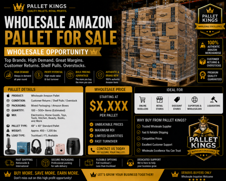 Amazon Pallet For Sale Wholesale