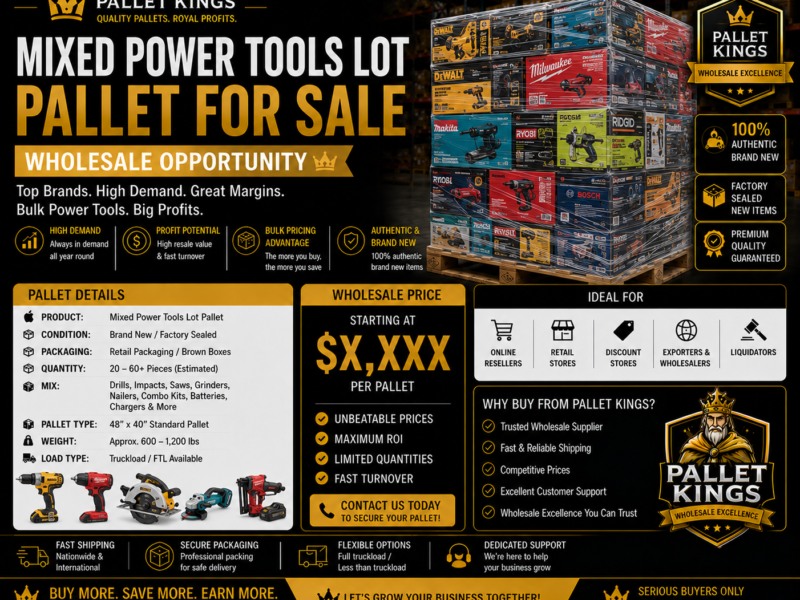 Mixed Power Tools Lot Pallet Wholesale