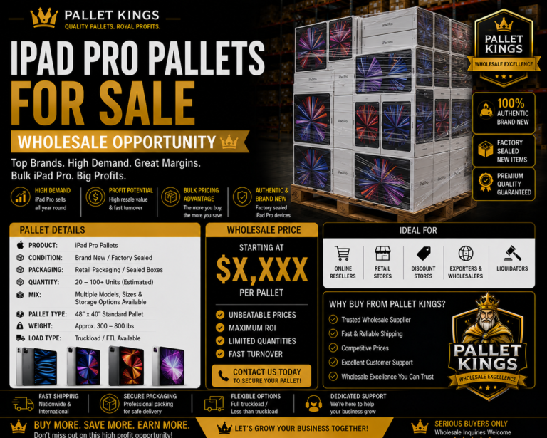 Ipad Pro Pallets For Sale — Wholesale