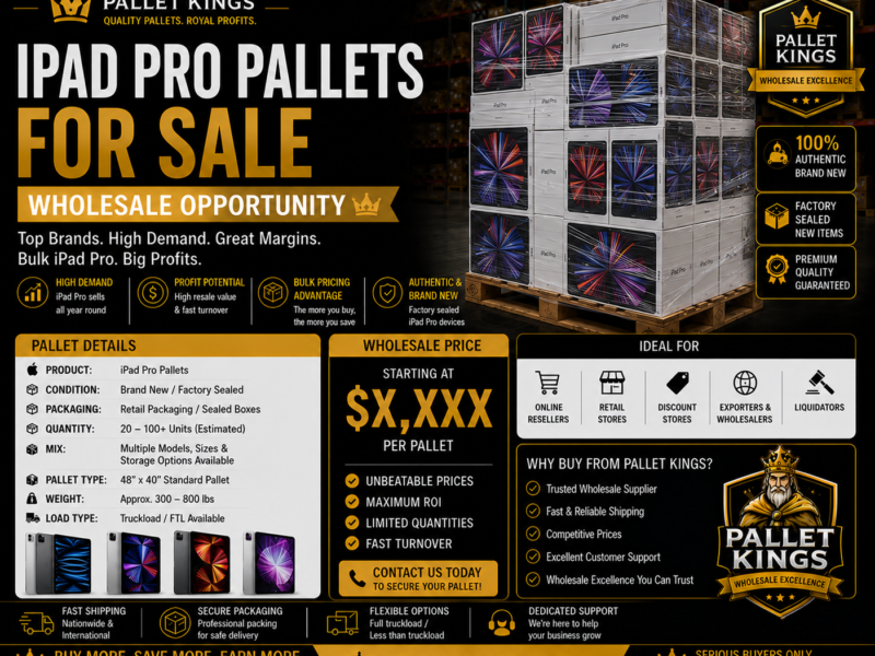 Ipad Pro Pallets For Sale β Wholesale