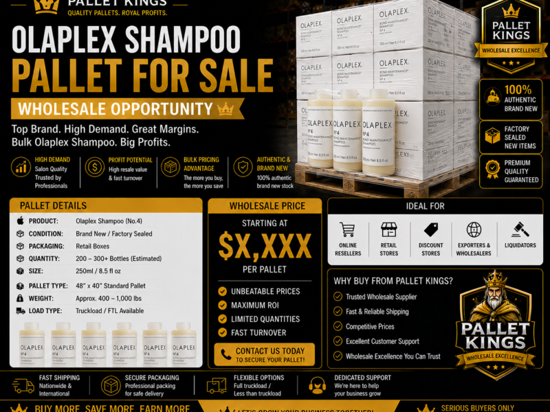 Olaplex Shampoo Pallet Wholesale