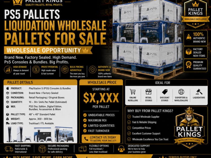 Ps5 Pallets Liquidation Wholesale